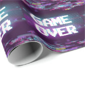 Spiel über Konzept, glitzernde Wirkung. Geschenkpapier (Rolleneckpunkt)