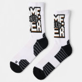 Spiel über, Level Up: Pixel, Retro Game World Socken (Links)