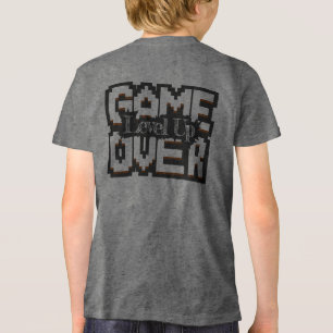 Spiel über, Level Up: Pixel, Retro Game World Tri-Blend Shirt