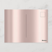 Spiel über lustiges Save the Date Couple Foto Postkarte (Rückseite)