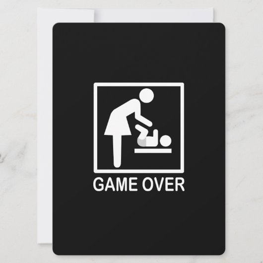 Spiel über Mama Funny Black und White Piktogramm (Vorderseite)