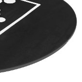 Spiel über Mama Funny Signage Piktogramm Schneidebrett (Ecke)