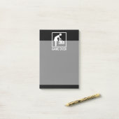 Spiel über Mama Humorisches Piktogramm Post-it Klebezettel (Auf Schreibtisch)