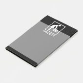 Spiel über Mama Humorisches Piktogramm Post-it Klebezettel (angewinkelt)