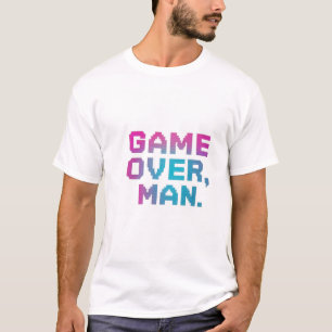 Spiel über, Mann T-Shirt