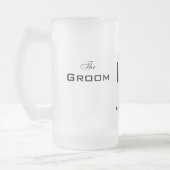 Spiel über mattierter Tasse - trauriger Bräutigam (Links)