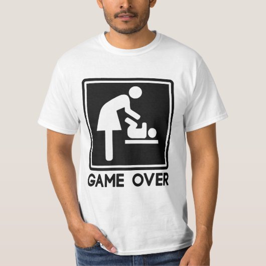 Spiel über neuem Baby für Elternteil-Mama T-Shirt (Vorderseite)