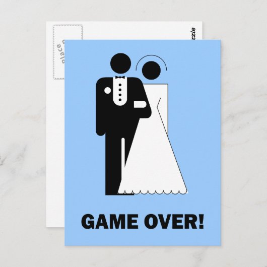 Spiel über postkarte (Vorne/Hinten)