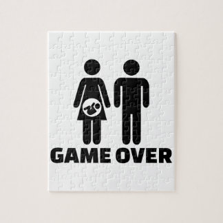 Spiel über schwangerem Baby Puzzle
