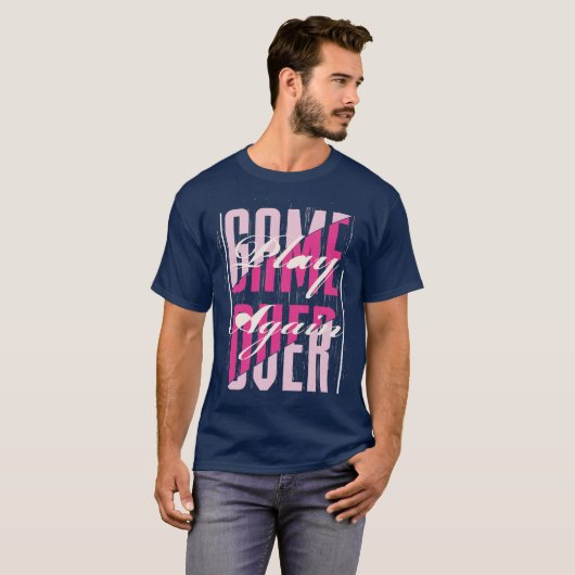 Spiel über Spiel wieder Design T-Shirt (Vorne ganz)