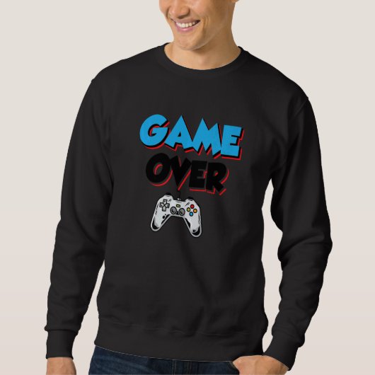 Spiel über Spiel wieder Ja Nein Video Game Player Sweatshirt (Vorderseite)