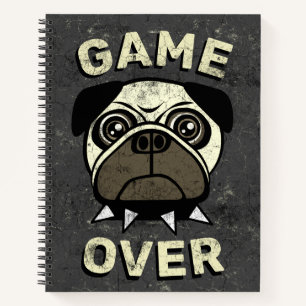 Spiel über wütend Hund RUD Notizblock