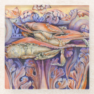 Spiel- und Curly-Spiel-Tag Glasuntersetzer