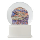 Spiel- und Curly-Spiel-Tag Schneekugel (Vorderseite)