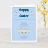 Spiel und Freunde Osterhase! Karte (Gelbe Blume)