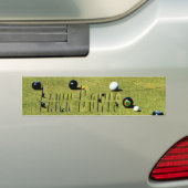 Spiel und Logo der Rasenbowls; Autoaufkleber (Auf Auto)