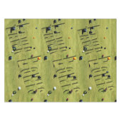 Spiel und Logo der Rasenbowls; Tischdecke (Vorderseite (Horizontal))