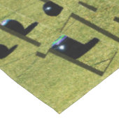 Spiel und Logo der Rasenbowls; Tischdecke (Schrägansicht)