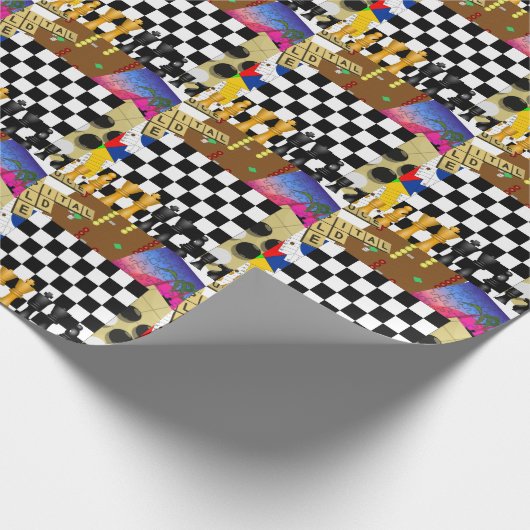 Spiel und Puzzle Week Geschenkpapier (Ecke)