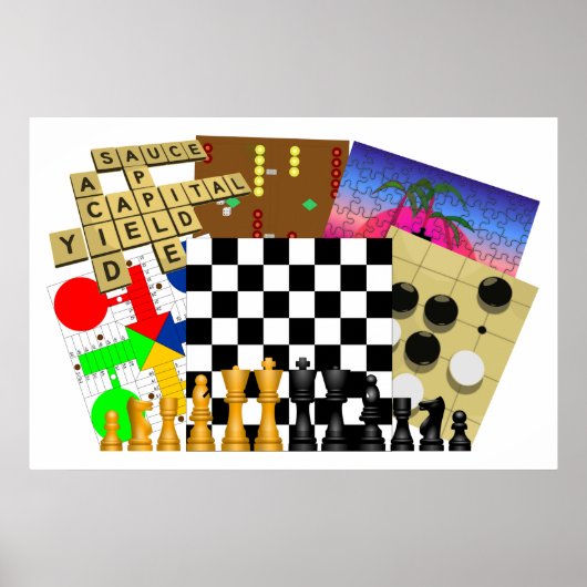 Spiel und Puzzle Week Poster (Vorne)