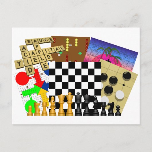 Spiel und Puzzle Week Postkarte (Vorderseite)