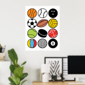 Spiel- und Sporthallen Poster (Heimbüro)