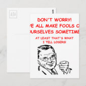 Spiel- und Sportwitz Postkarte (Vorne/Hinten)