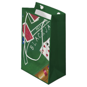 Spiel von Blackjack mit Chips durch Chariklia Kleine Geschenktüte