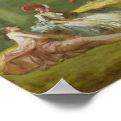 Spiel von Pferd und Reiter - Jean Fragonard Kunst Poster (Ecke)