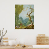 Spiel von Pferd und Reiter - Jean Fragonard Kunst Poster (Küche)