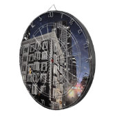 Spiel von Photostadtpfeilen die Nacht Dartscheibe (Vorderseite rechts)