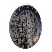 Spiel von Photostadtpfeilen die Nacht Dartscheibe (Vorderseite Links)