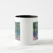 Spiel von Tennis Tasse (Zentrum)