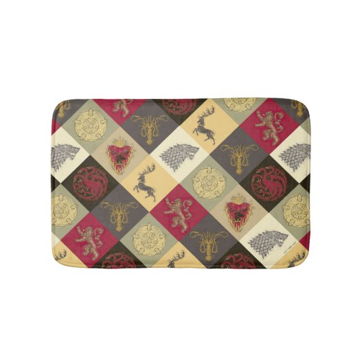 Spiel von Thrones Sigil Pattern Badematte (Vorderseite)