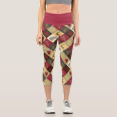 Spiel von Thrones Sigil Pattern Capri Leggings (Vorderseite)