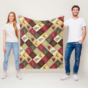 Spiel von Thrones Sigil Pattern Fleecedecke