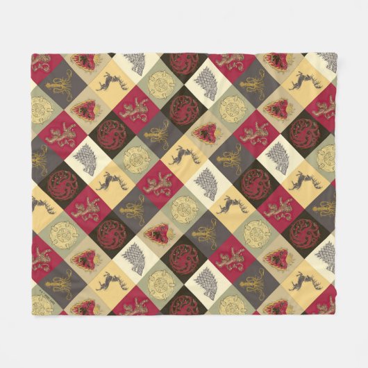 Spiel von Thrones Sigil Pattern Fleecedecke (Vorderseite (Horizontal))