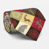 Spiel von Thrones Sigil Pattern Krawatte (Gerollt)