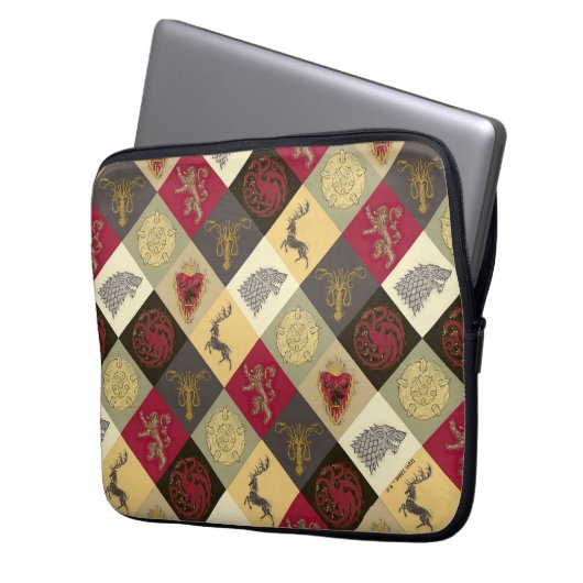 Spiel von Thrones Sigil Pattern Laptopschutzhülle (Vorderseite Links)