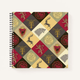 Spiel von Thrones Sigil Pattern Notizblock