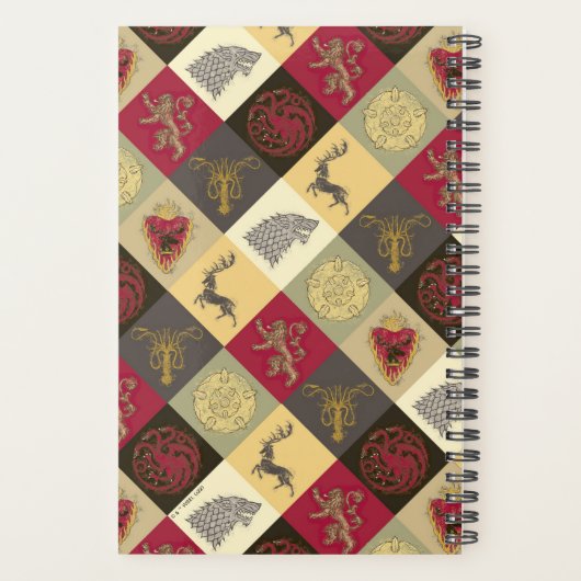 Spiel von Thrones Sigil Pattern Planer (Rückseite)