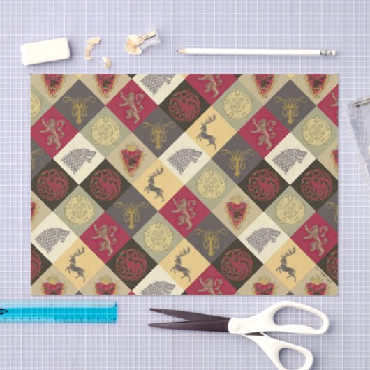 Spiel von Thrones Sigil Pattern Seidenpapier (Handwerk)