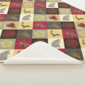 Spiel von Thrones Sigil Pattern Sherpadecke (3/4)