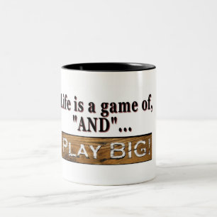 Spiel von "UND " Zweifarbige Tasse
