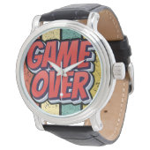 Spiel vorbei. armbanduhr (Schrägansicht)