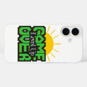 Spiel vorbei, belebte Retro-Spiele mit, Levelaufst Case-Mate iPhone Hülle (Rückseite (Horizontal))