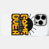 Spiel vorbei, belebte Retro-Spiele mit, Levelaufst Case-Mate iPhone Hülle (Rückseite (Horizontal))