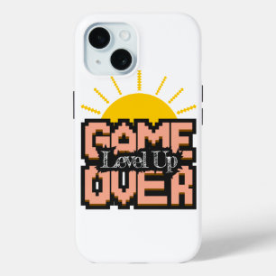 Spiel vorbei, belebte Retro-Spiele mit, Levelaufst Case-Mate iPhone Hülle