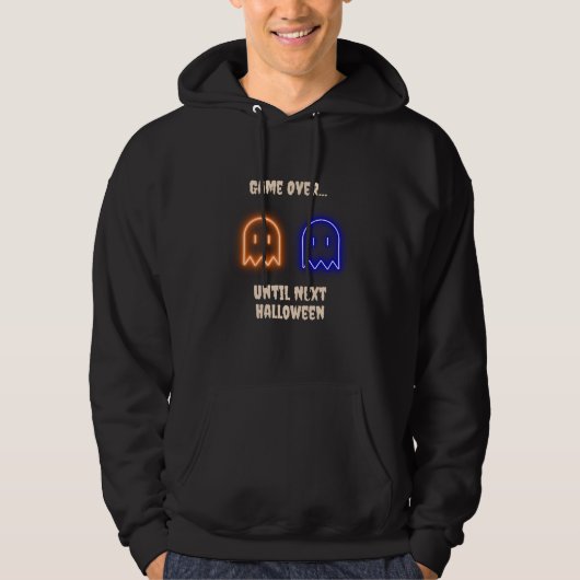 Spiel vorbei... Bis zum nächsten Halloween-Gamer Hoodie (Vorderseite)