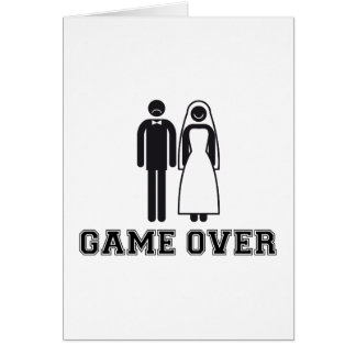 Spiel vorbei, Braut und Bräutigam, wedding Paar